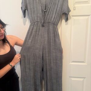 Lovestitch Charcoal Jumpsuit